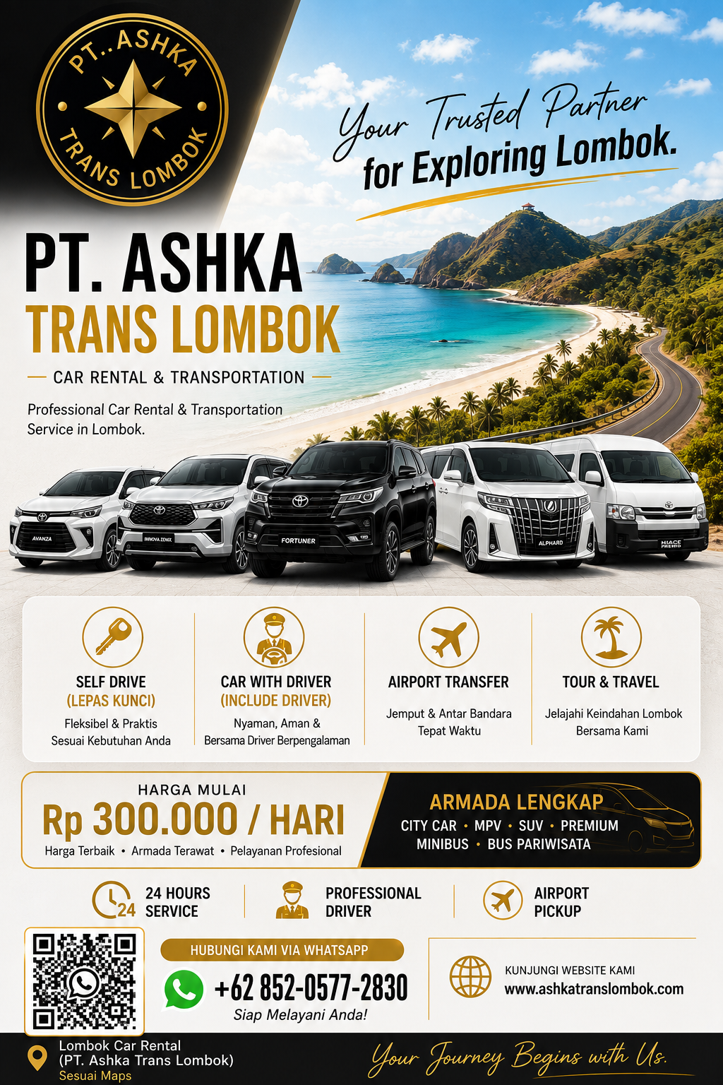 Liburan ke Lombok jadi lebih mudah dan nyaman