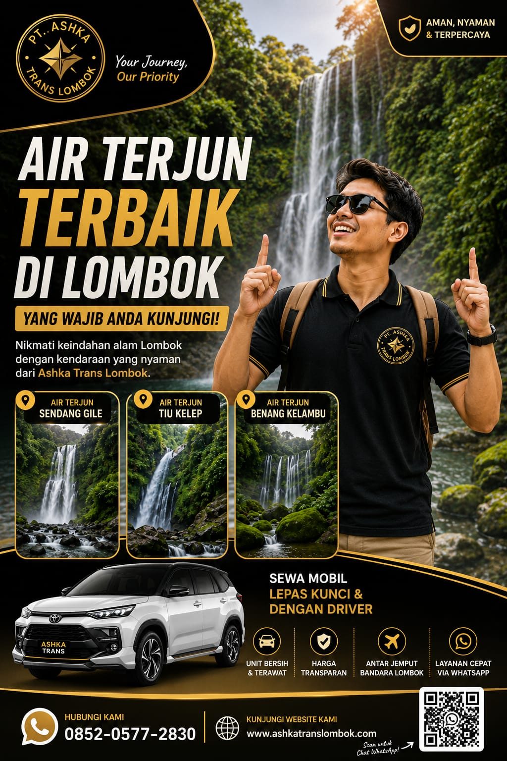Sewa Mobil di Lombok Bersama PT. Ashka Trans Lombok