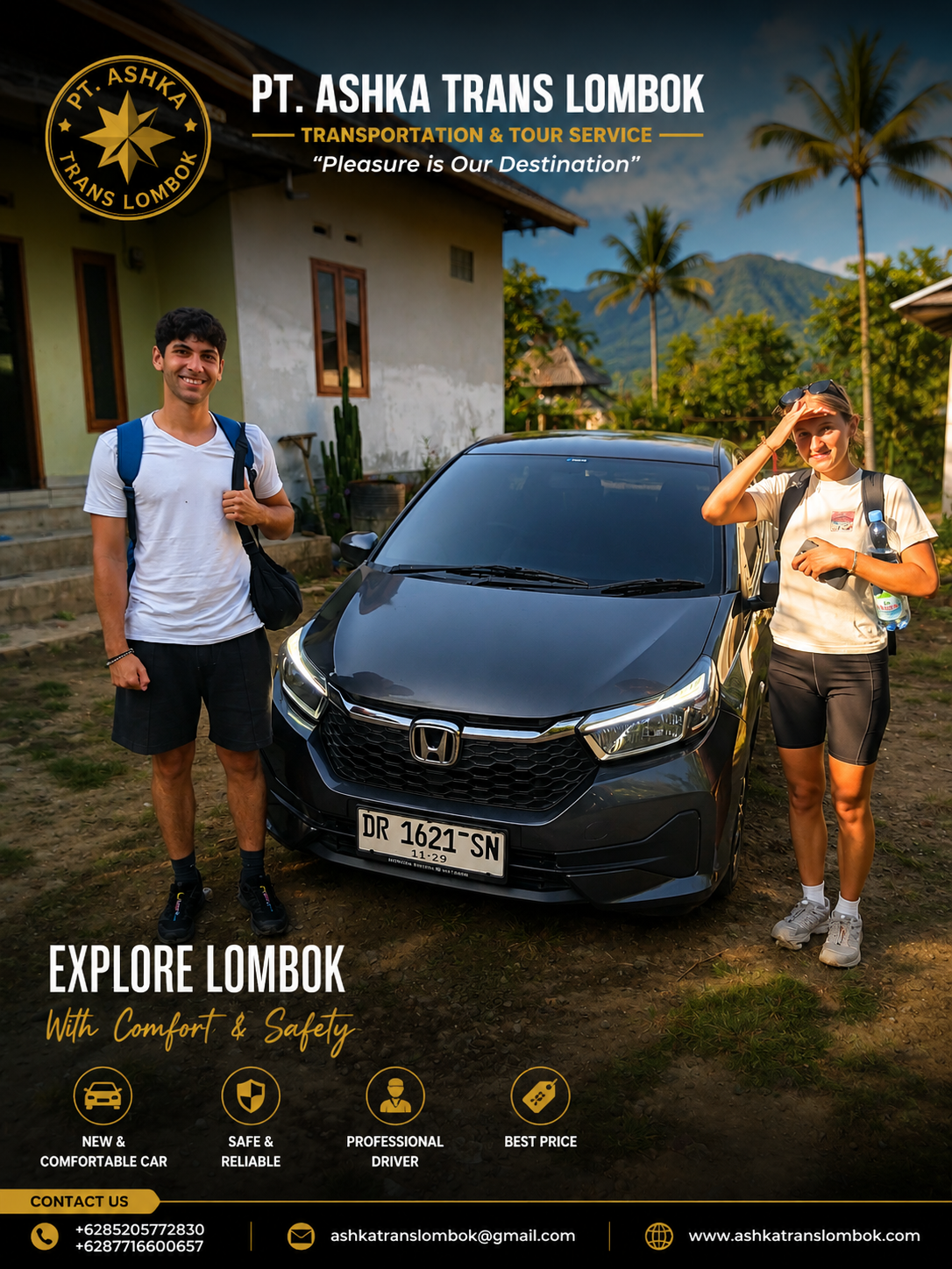 Penyewa langsung ke lokasi Rental