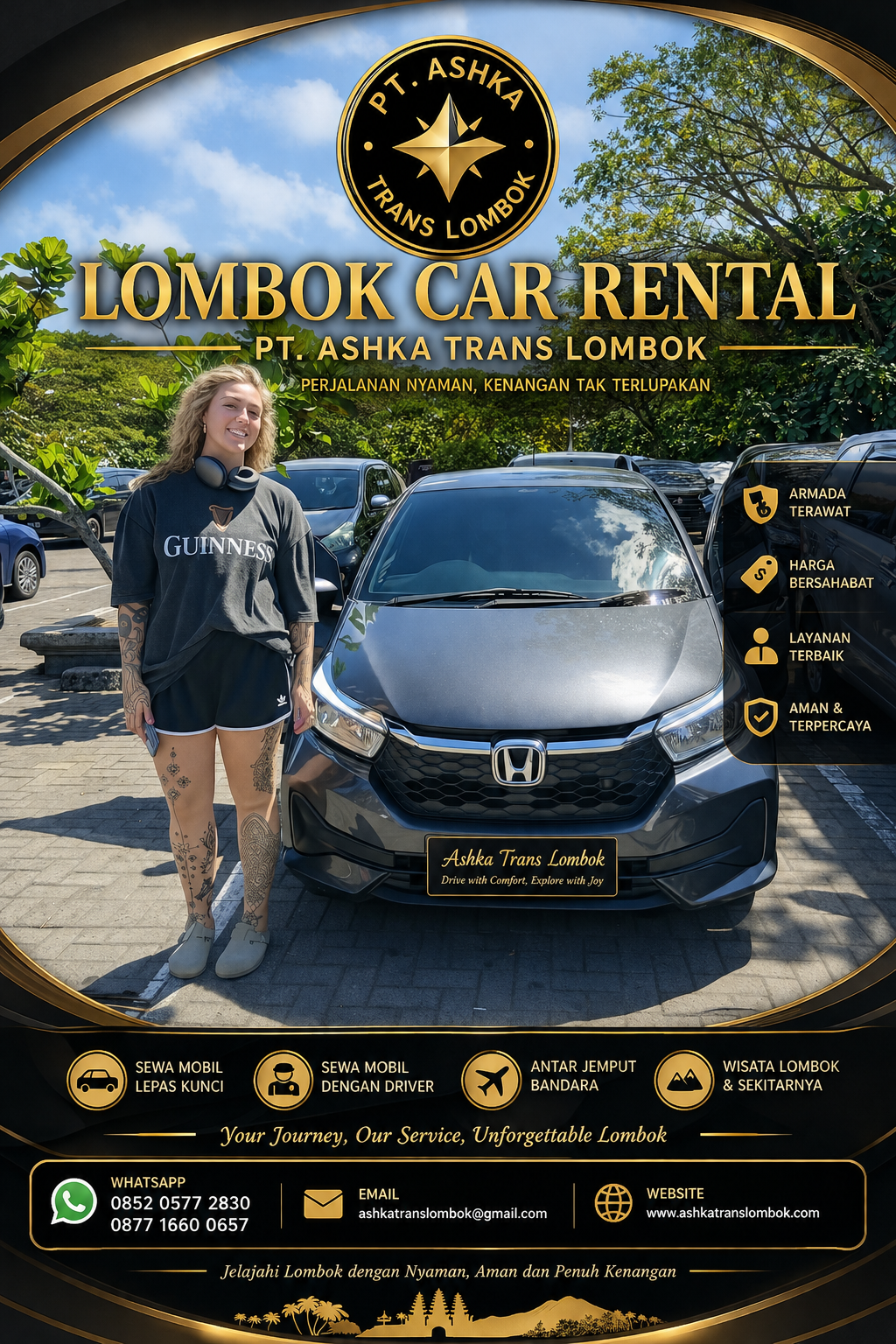 Sewa New Honda Brio 